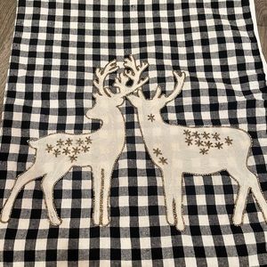 NWT- Beaded Holiday Table Runner